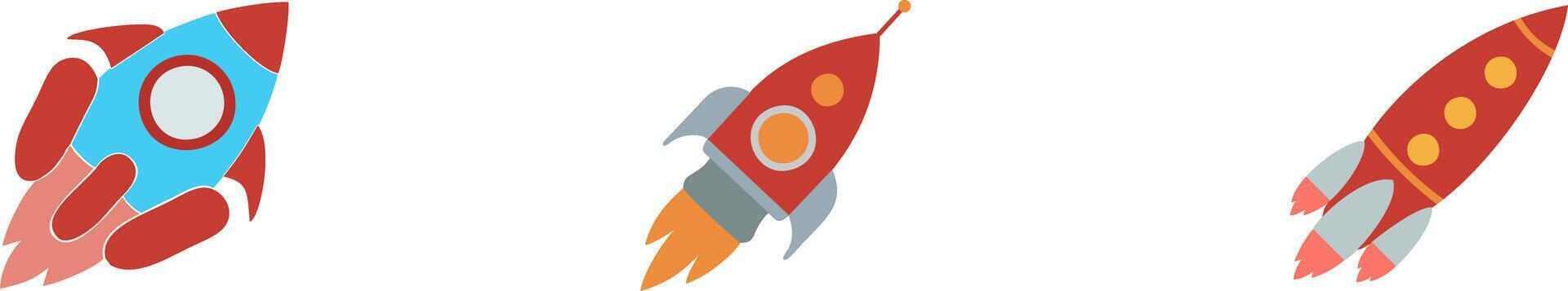 rocket  icon symbol vector