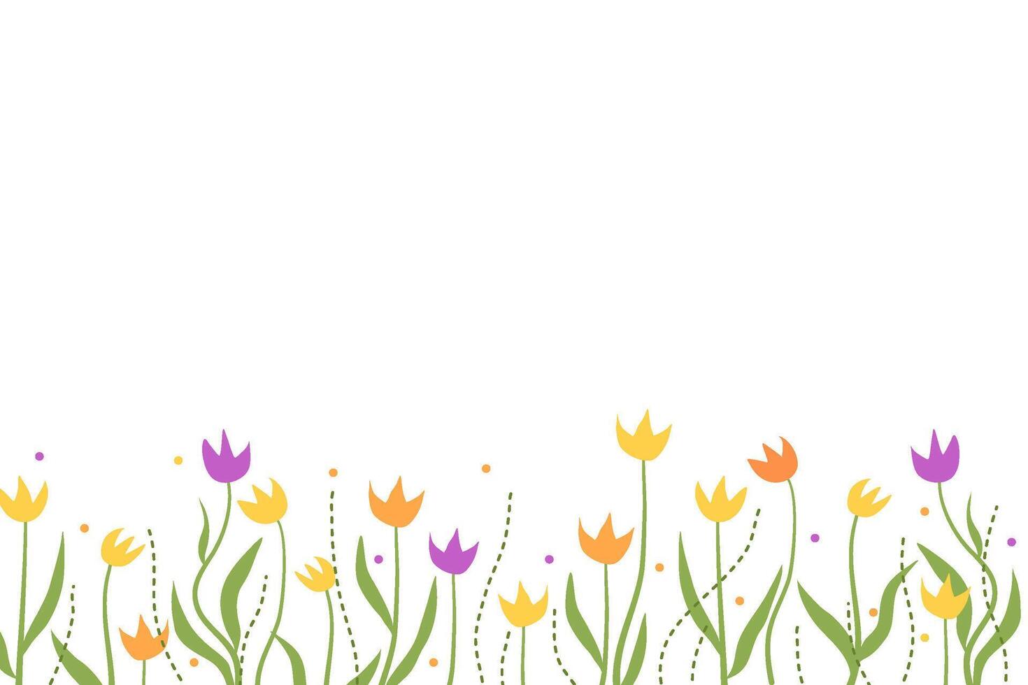 sunflowers background minimal style for seasonal design vector