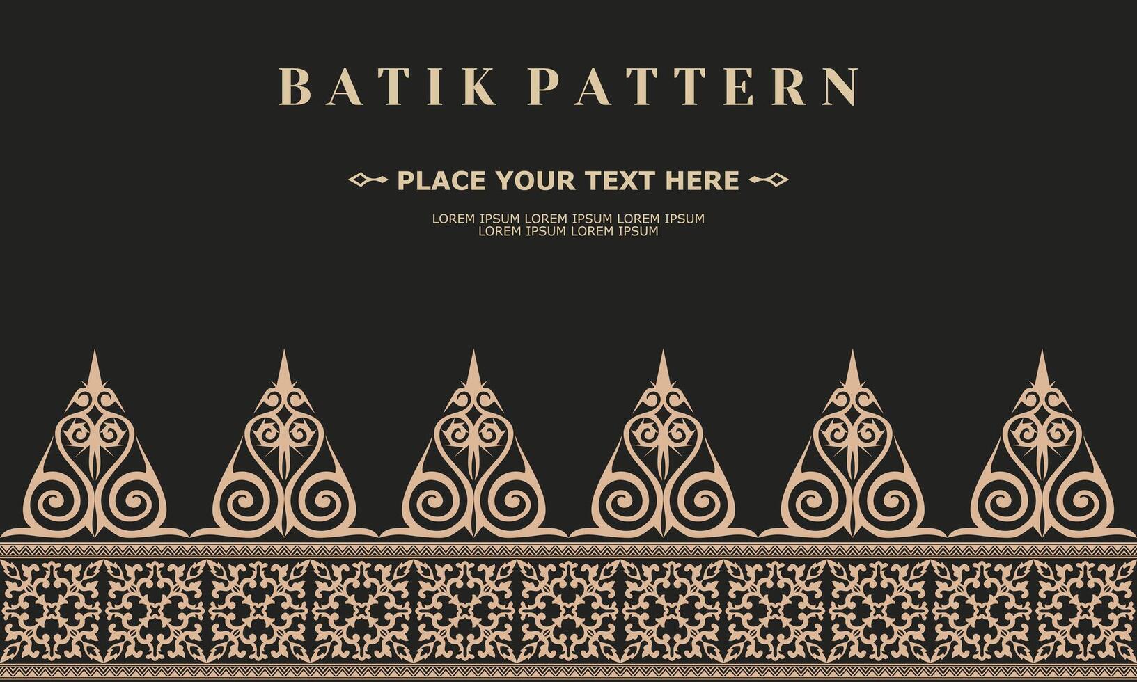 ornamento vector modelo tradicional diseño batik modelo