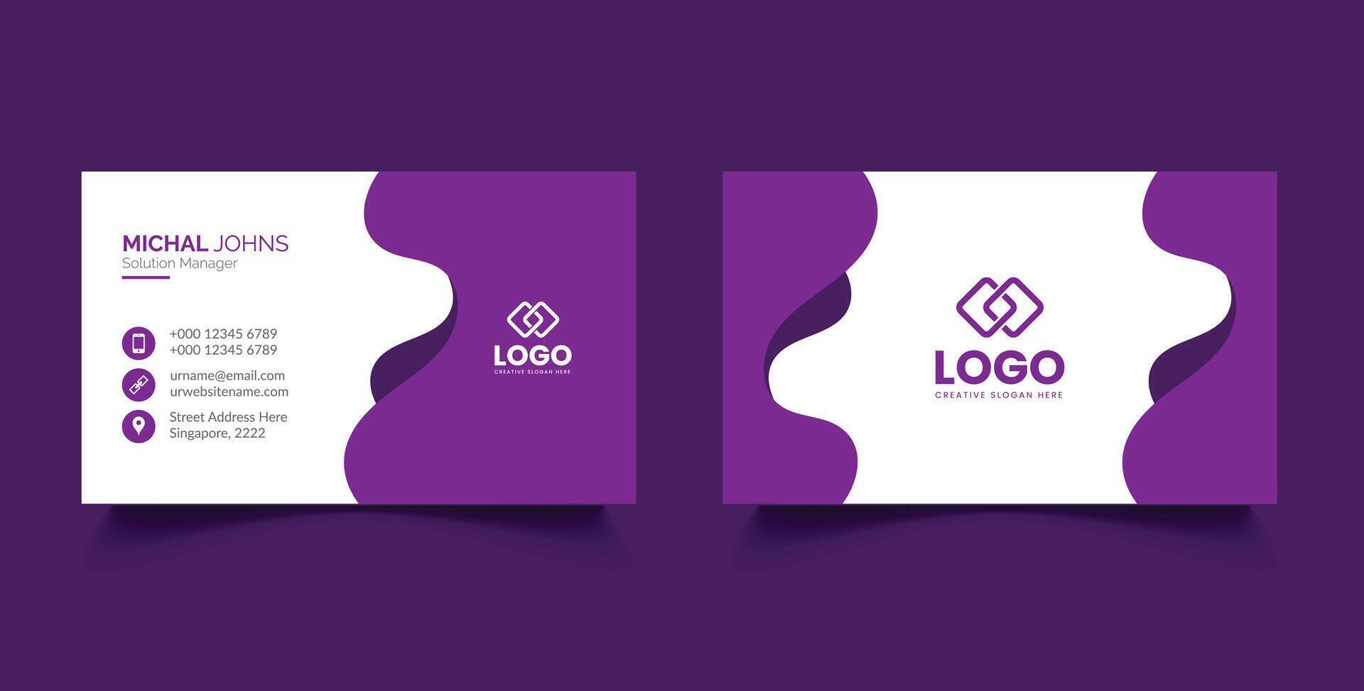 vector business card template