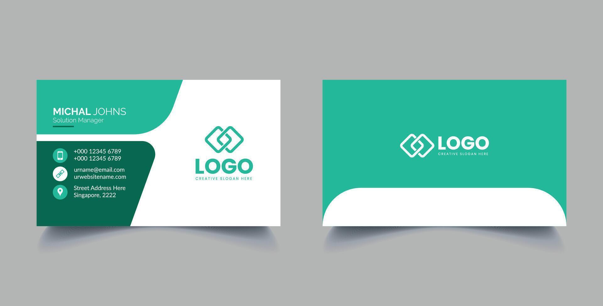 vector business card template