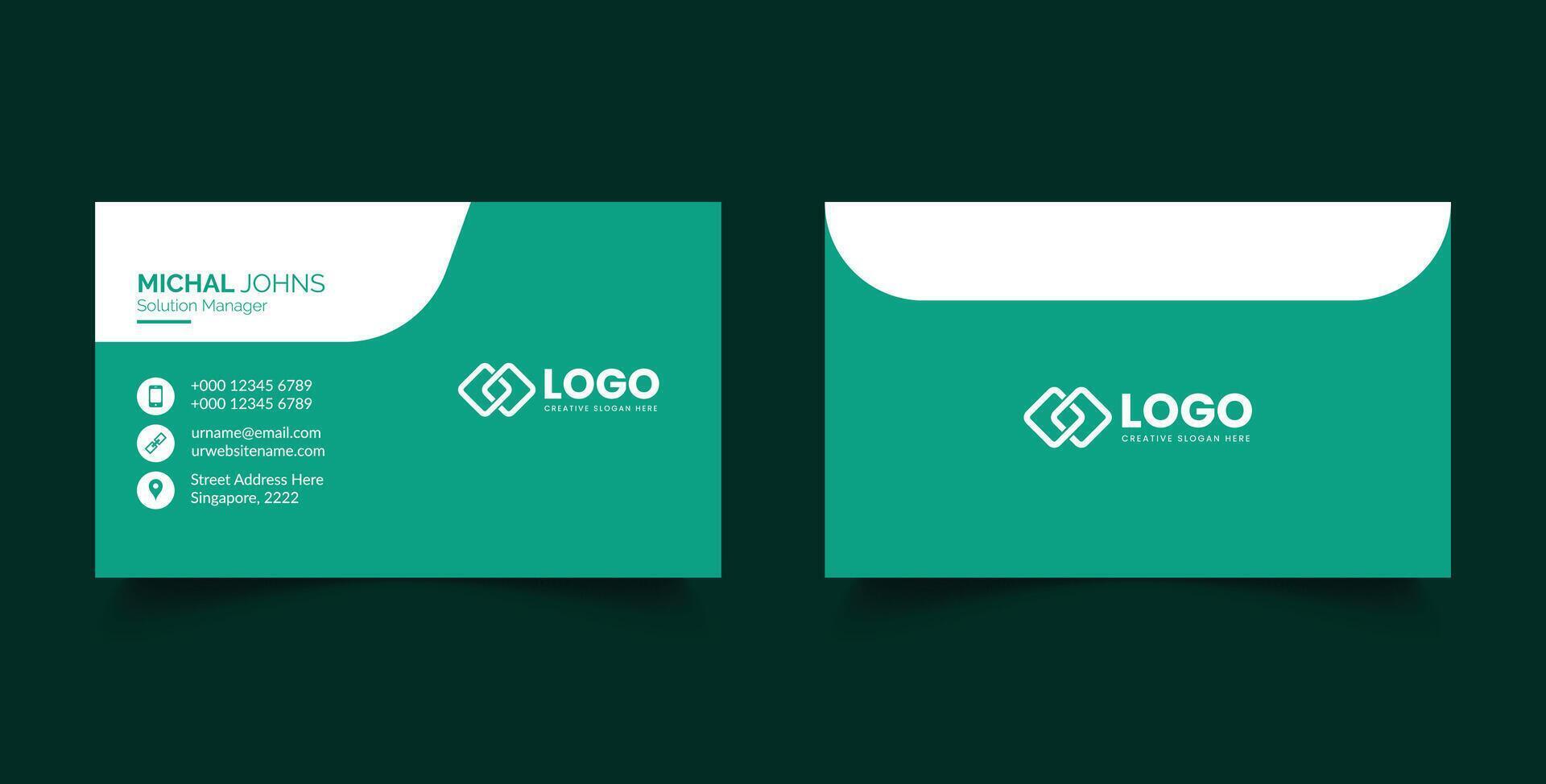 vector business card template