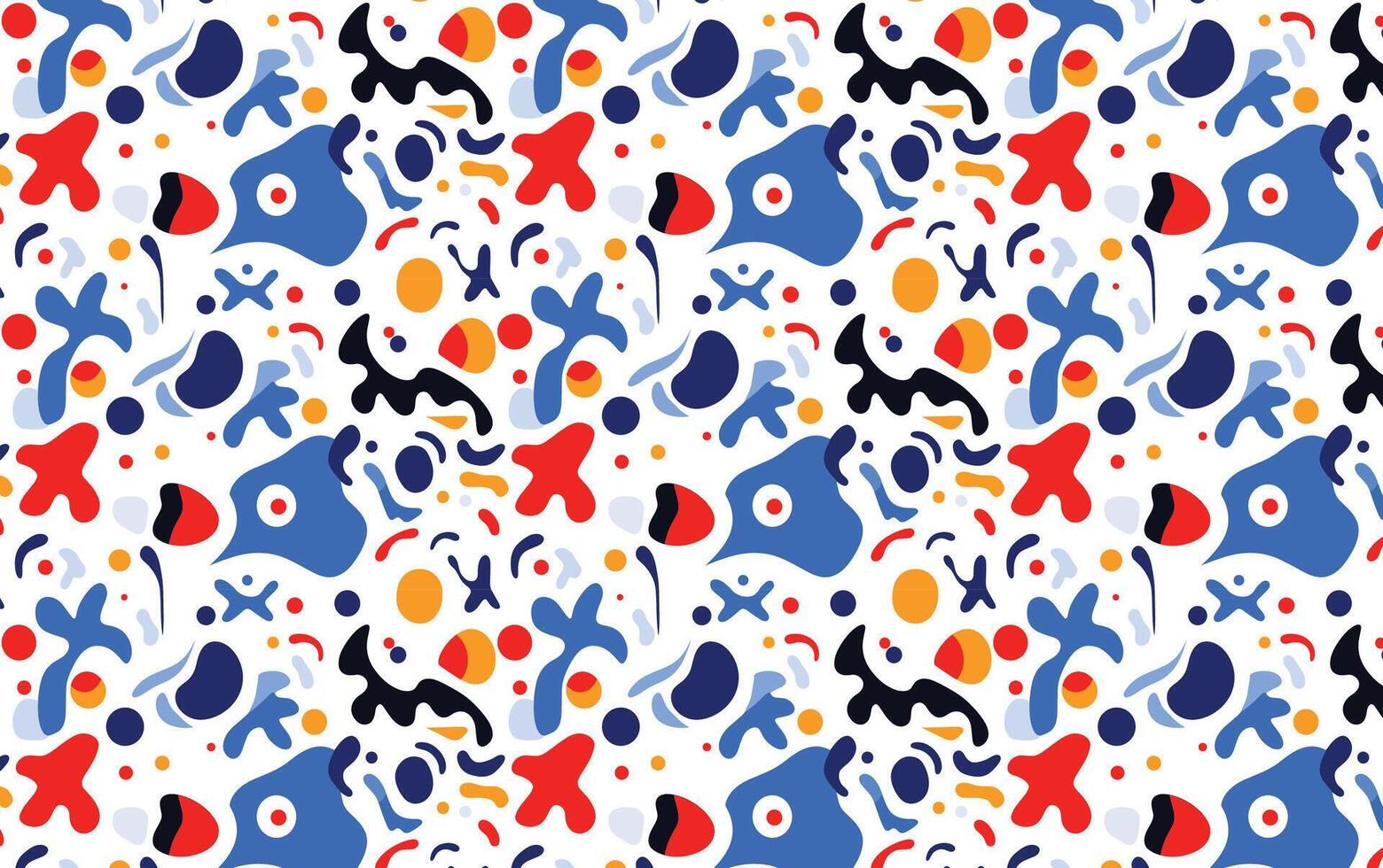 Abstract colorful doodles background vector