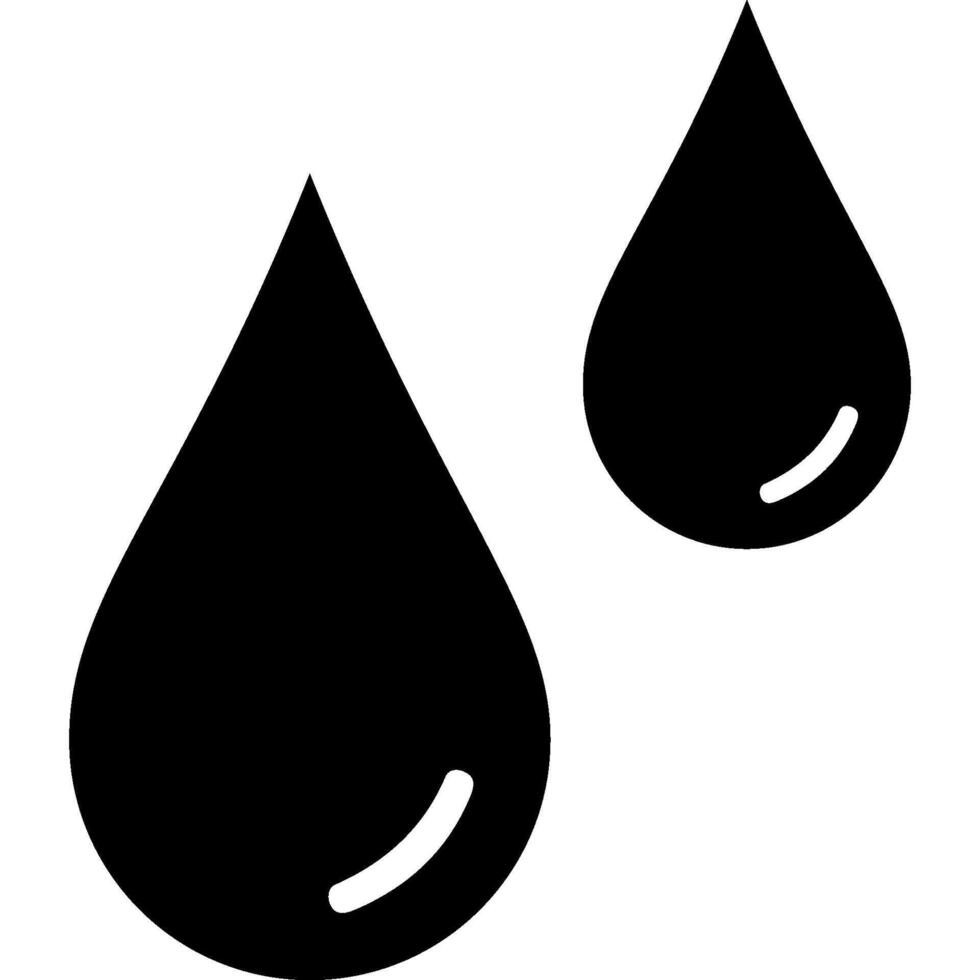 Water drops in black vector