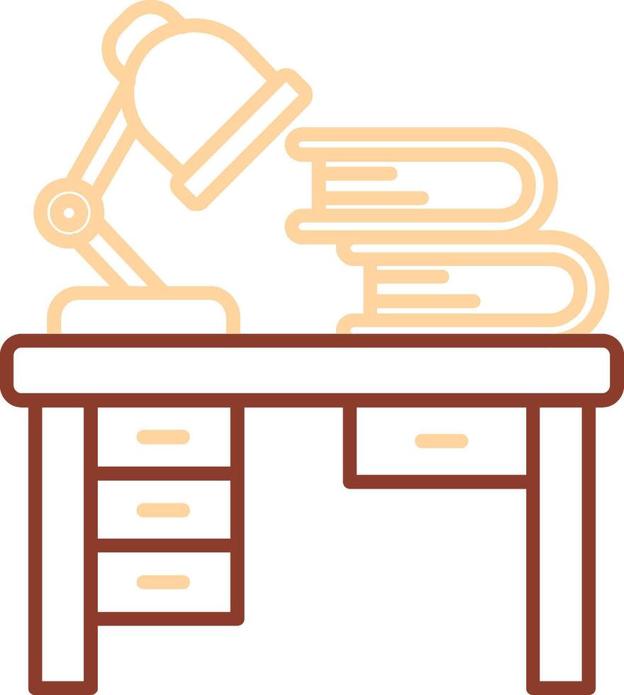 Workspace Line Two Color Icon vector