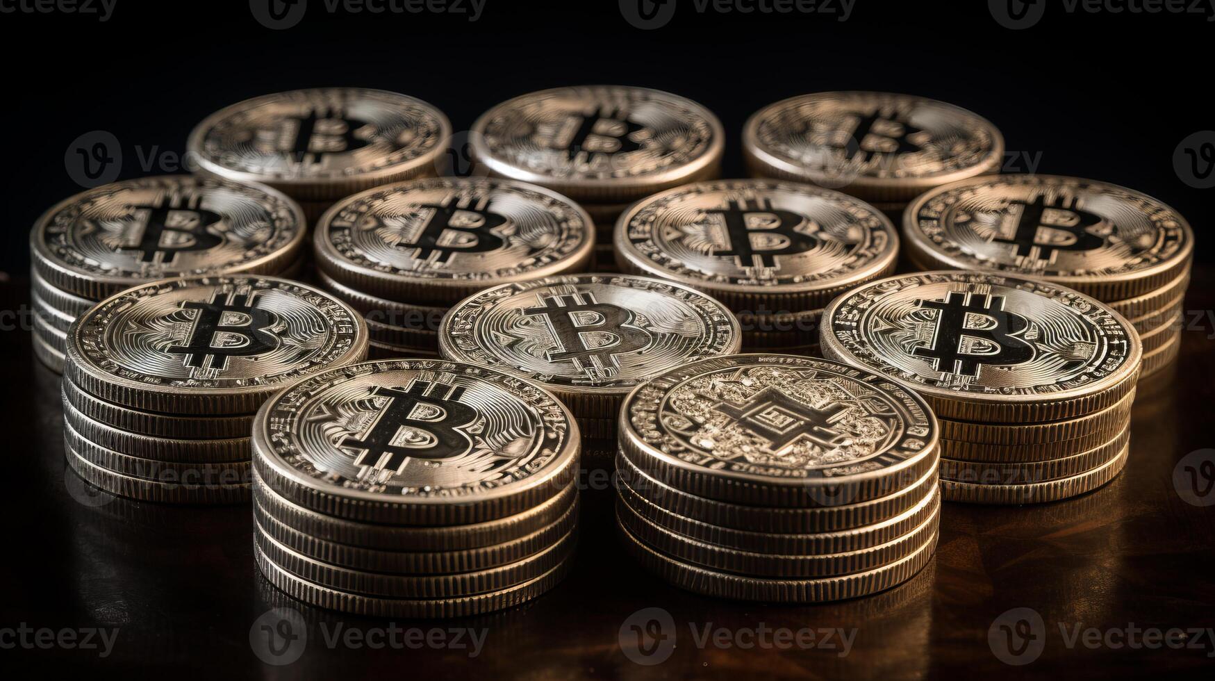 AI generated Bitcoin s transformative evolution  historical and technological milestones shaping global impact photo