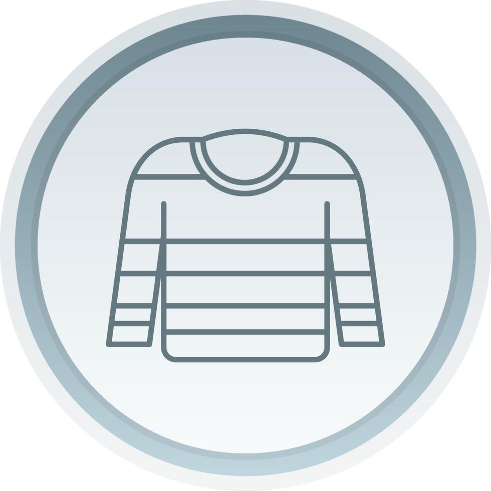 Jumper Linear Button Icon vector