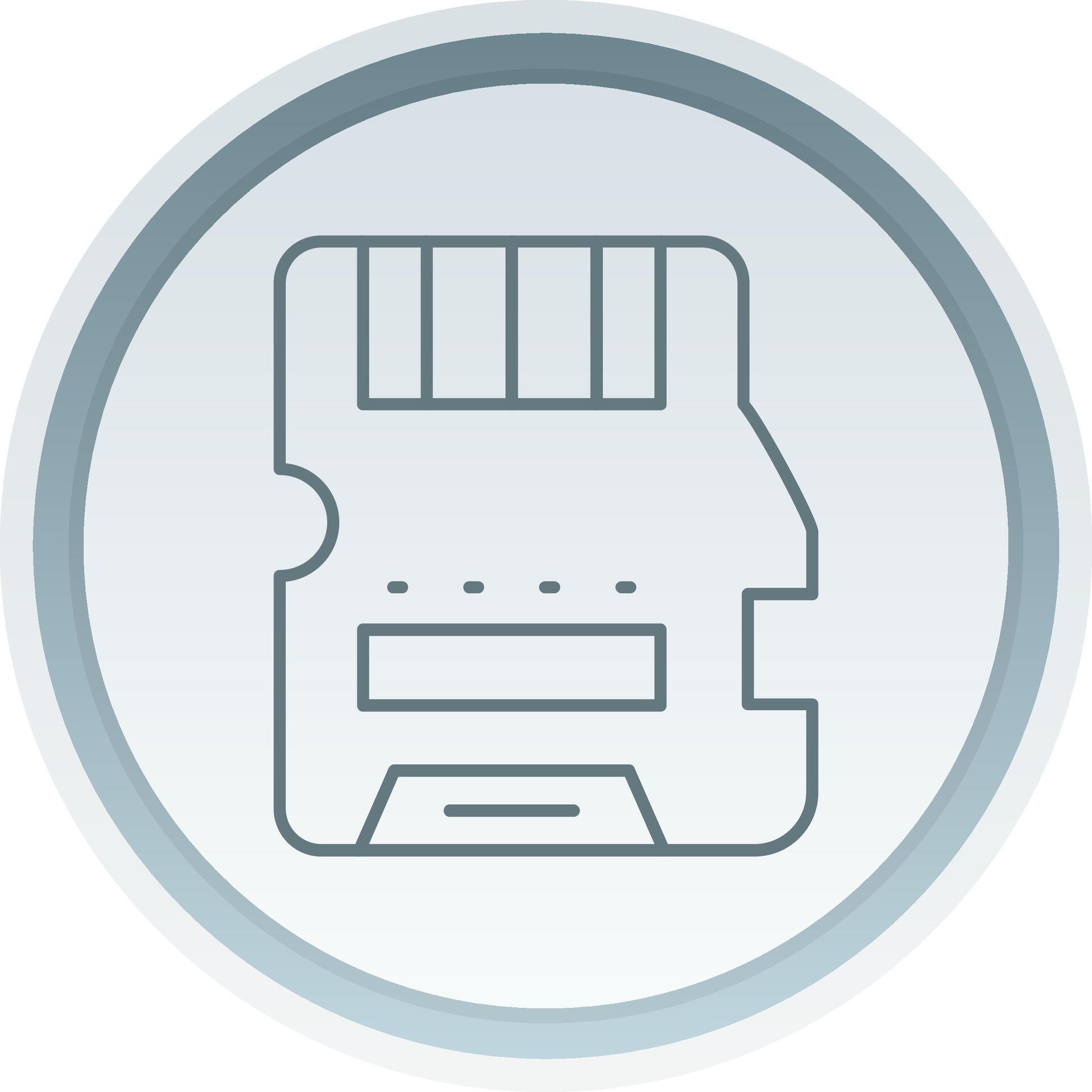 Memory Linear Button Icon 37898306 Vector Art at Vecteezy