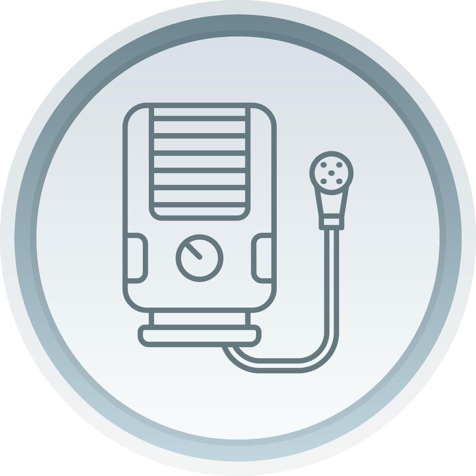 Water heater Linear Button Icon vector