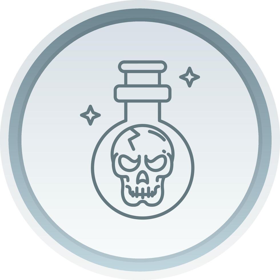 Potion Linear Button Icon vector