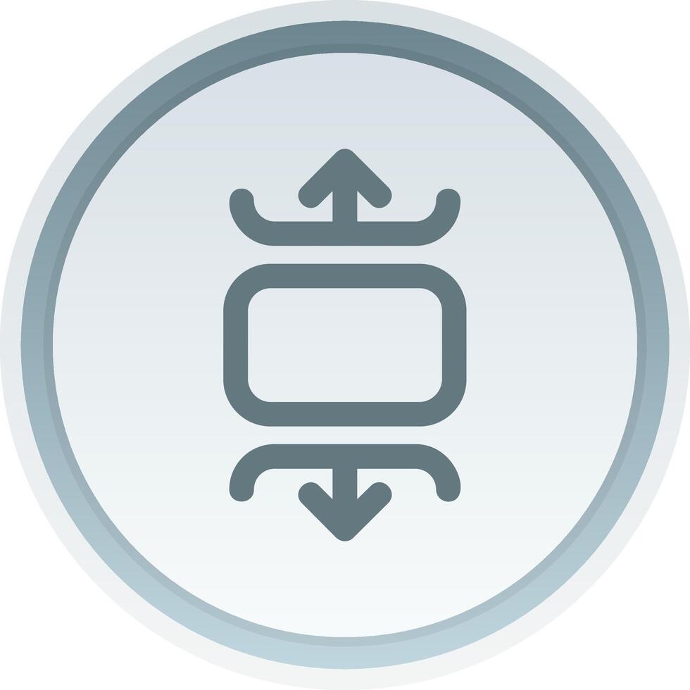 Carousel vertical Linear Button Icon vector
