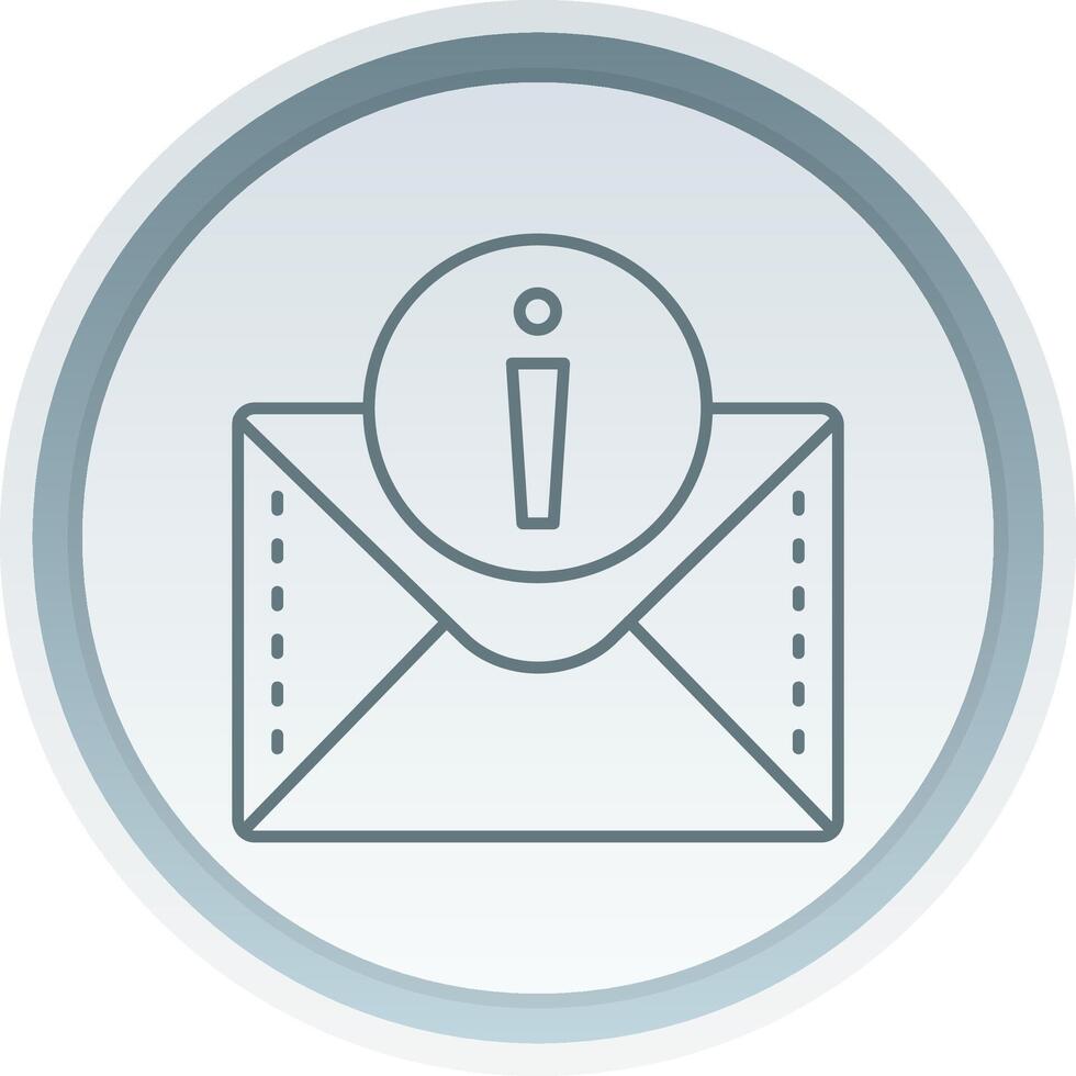 Information Linear Button Icon vector