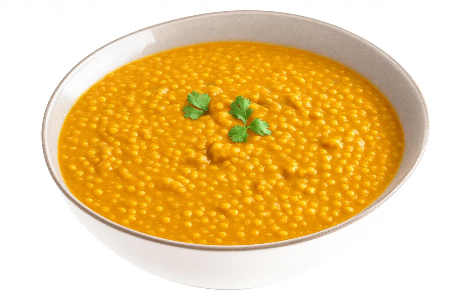 AI generated Mixed daal on white background photo