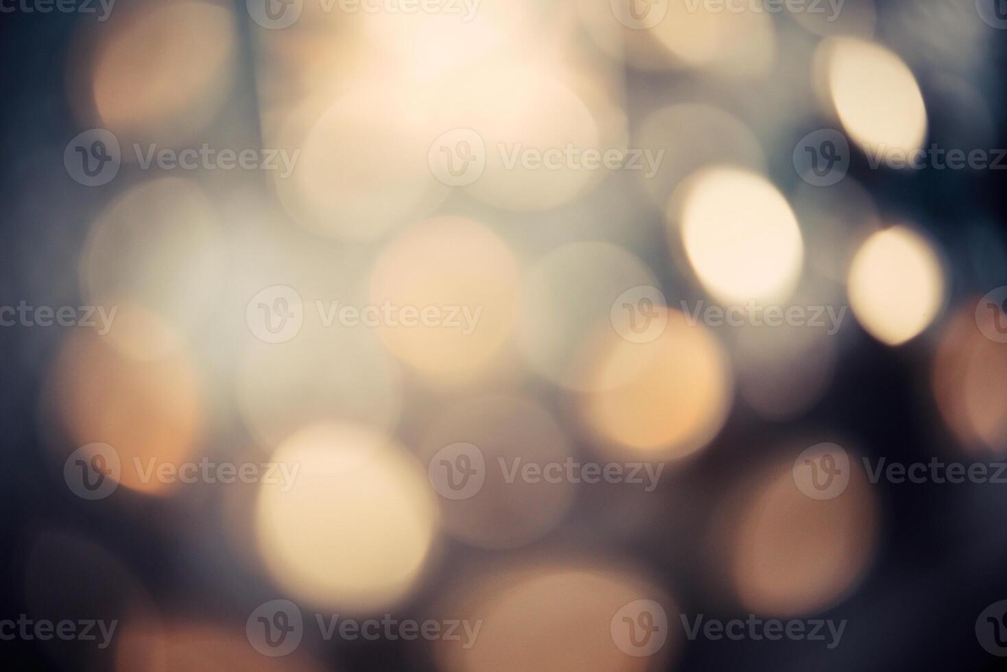 Abstract bokeh background of light bulb photo