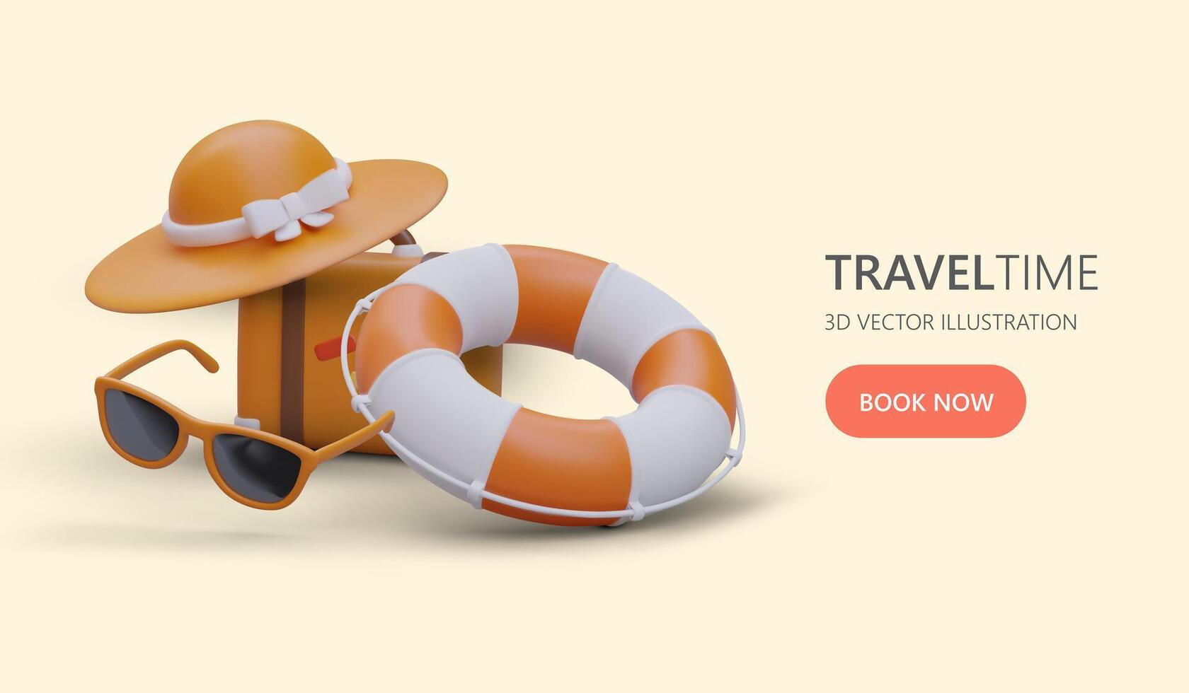 reserva excursión en línea. póster modelo con enlace a viaje agencia sitio web vector