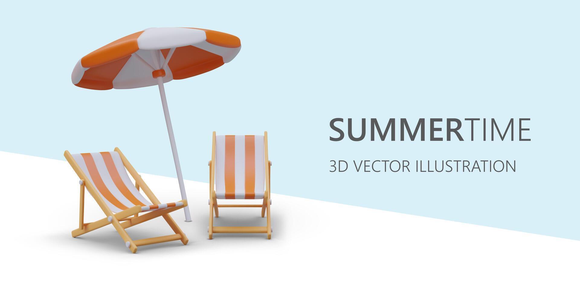 Web poster with promo action for online store with place for text at summer season vector