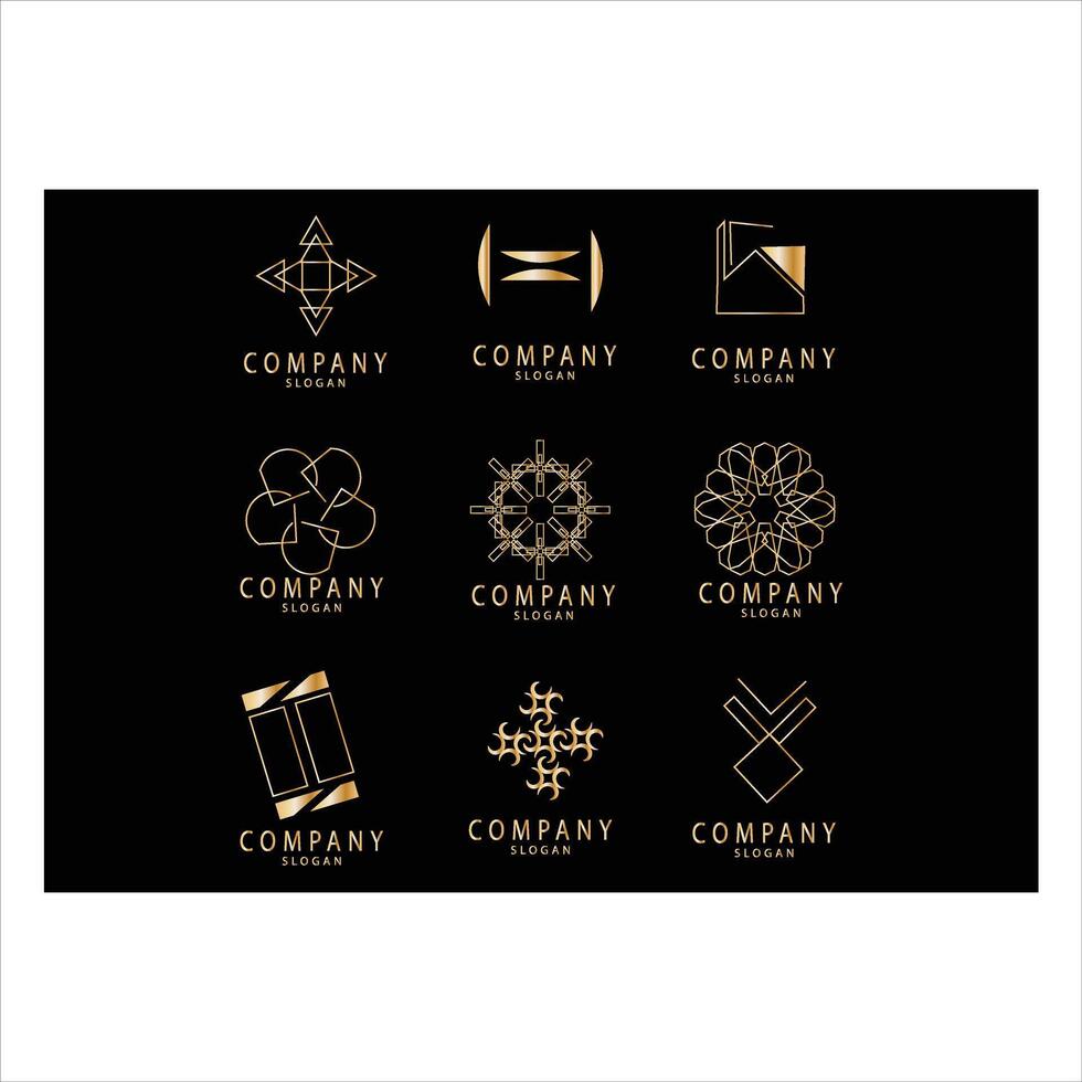 vector logo set design for company