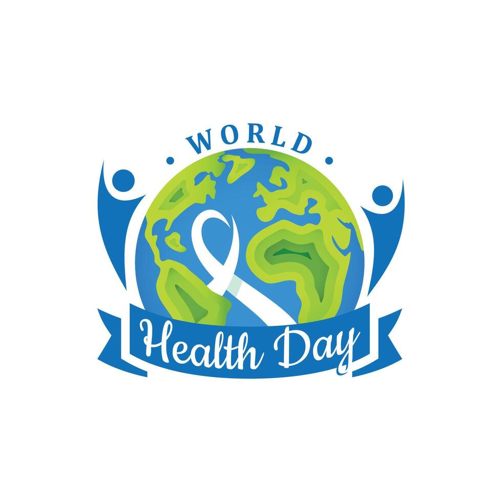 World Health Day is a global health awareness day celebrated vector