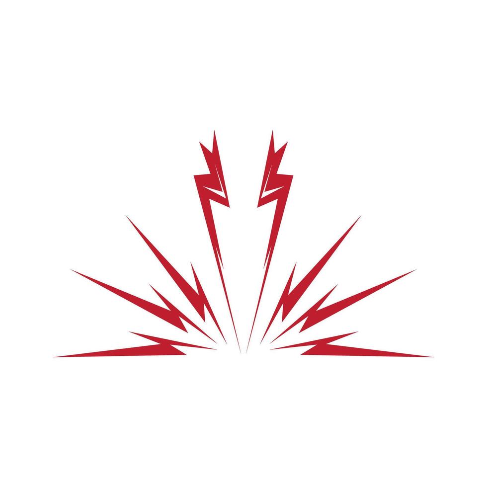 Flash lightning thunderbolt logo vector template