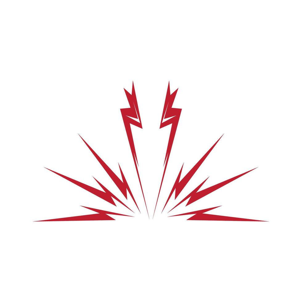 Flash lightning thunderbolt logo vector template