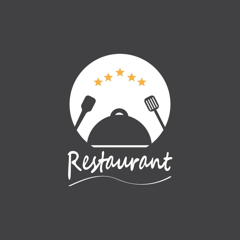 restaurante logo vector modelo ilustración