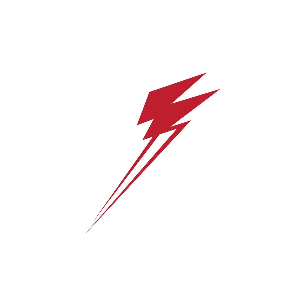 Flash lightning thunderbolt logo vector template