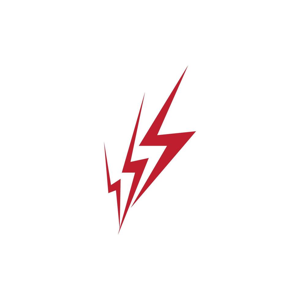 Flash lightning thunderbolt logo vector template