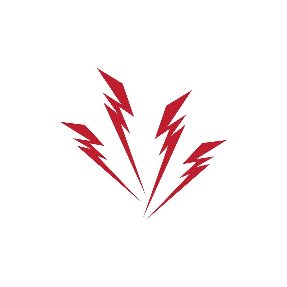 Flash lightning thunderbolt logo vector template