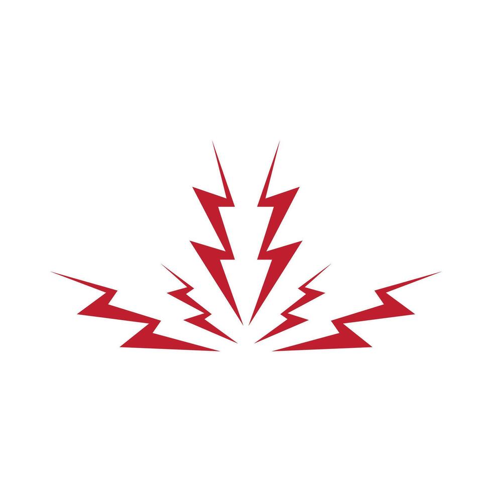 Flash lightning thunderbolt logo vector template