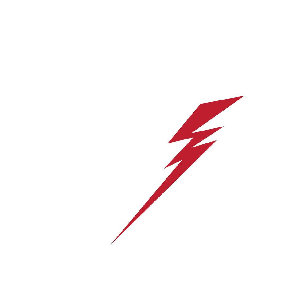 Flash lightning thunderbolt logo vector template