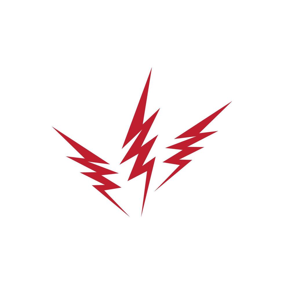 Flash lightning thunderbolt logo vector template