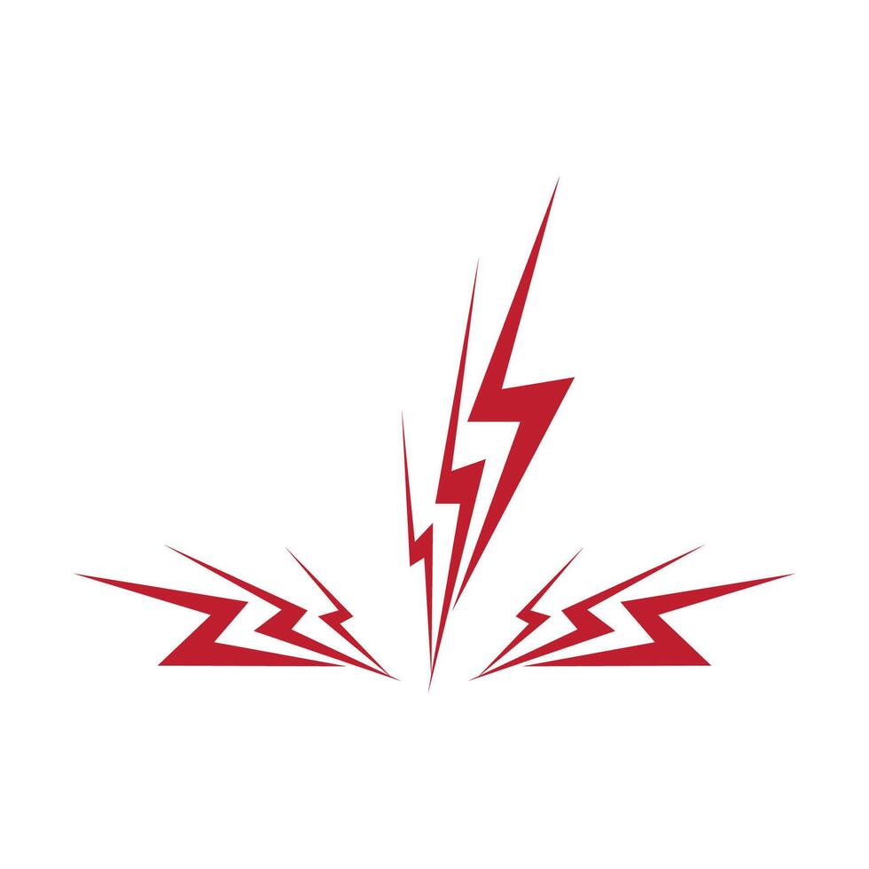 Flash lightning thunderbolt logo vector template