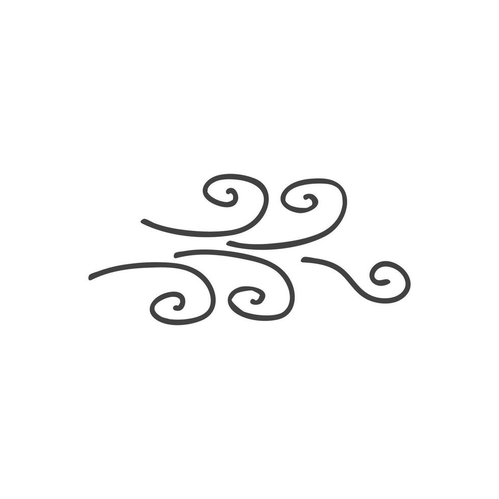 Wind logo vector template illustration