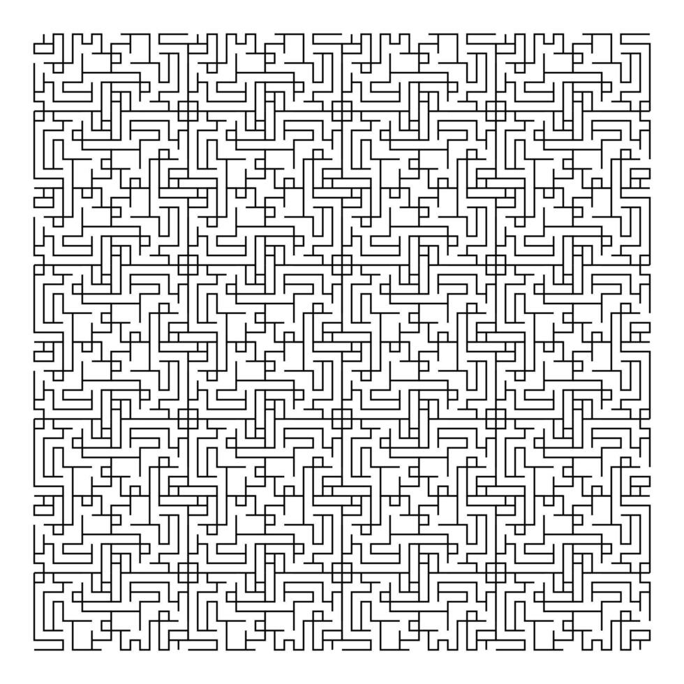 Maze puzzle game vector pattern