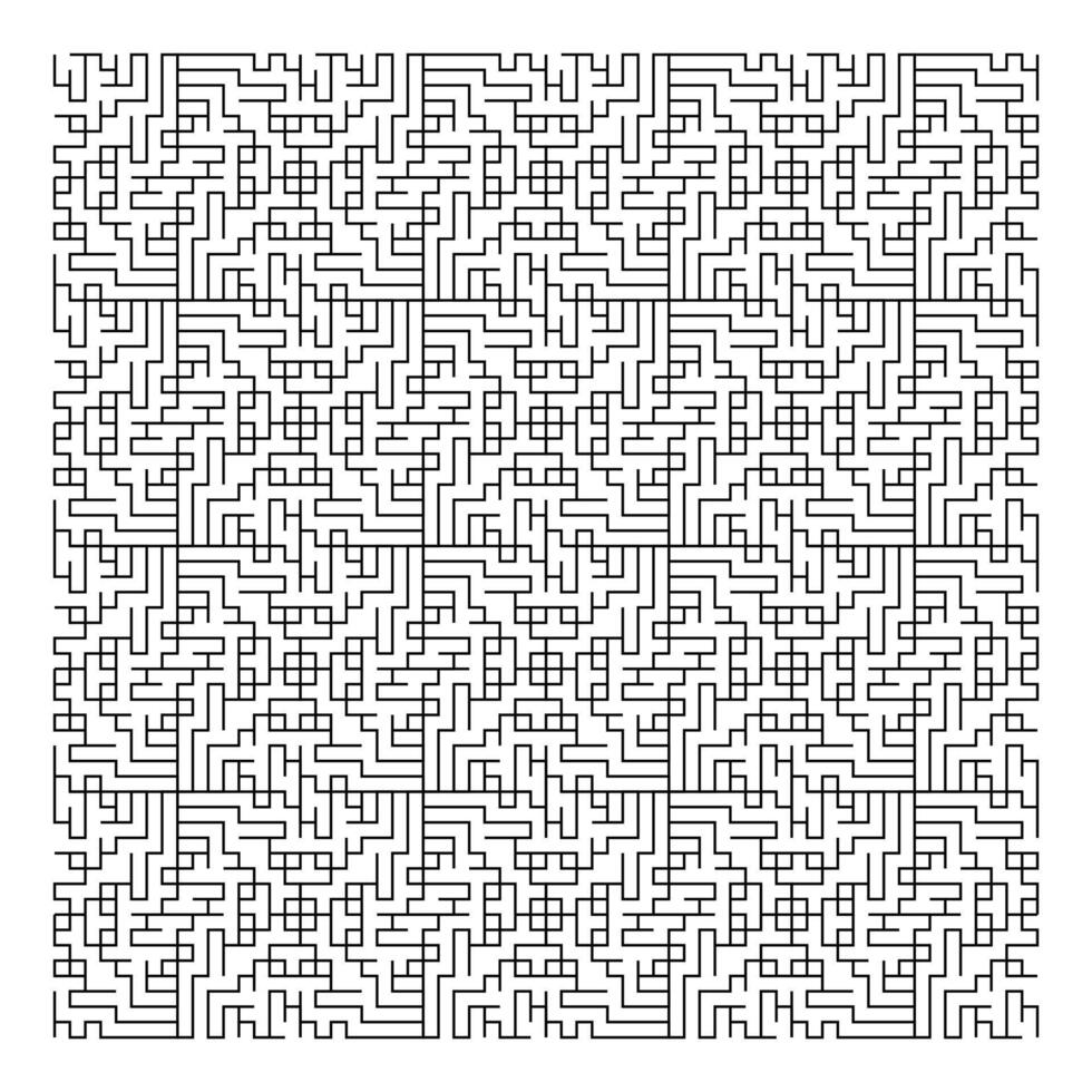 Maze puzzle game vector pattern