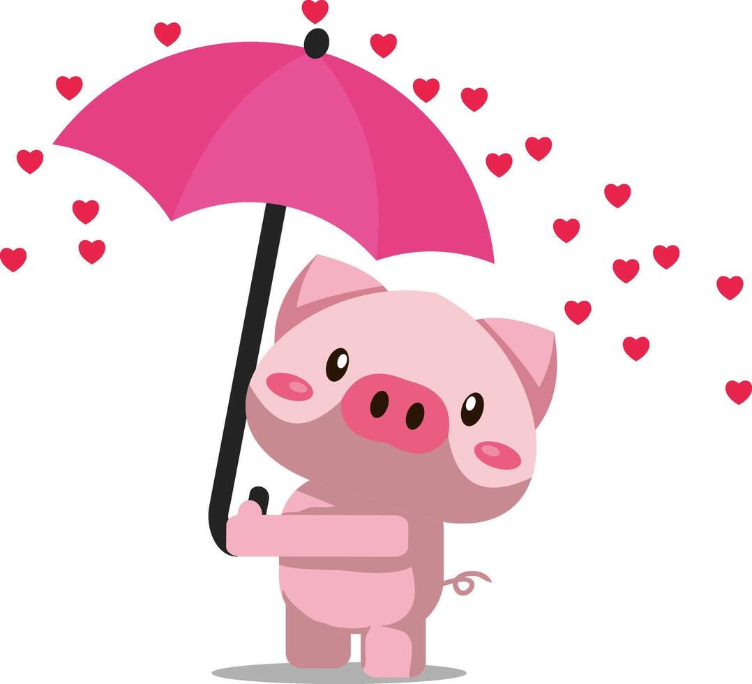 Creative concept of Happy Valentines Day card set vector