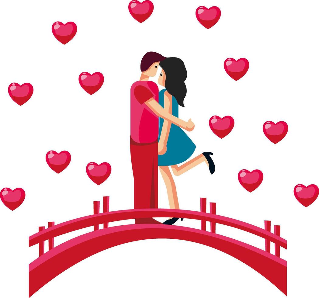 Creative concept of Happy Valentines Day card set vector