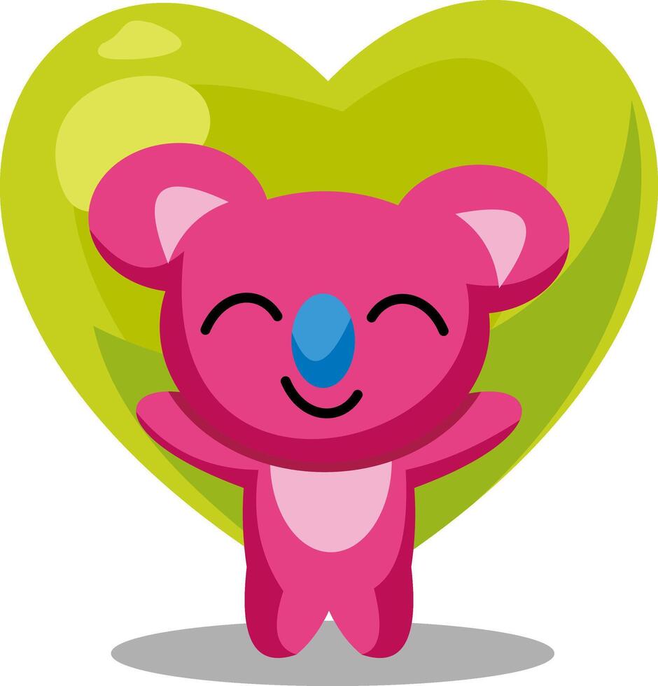 Creative concept of Happy Valentines Day card set vector