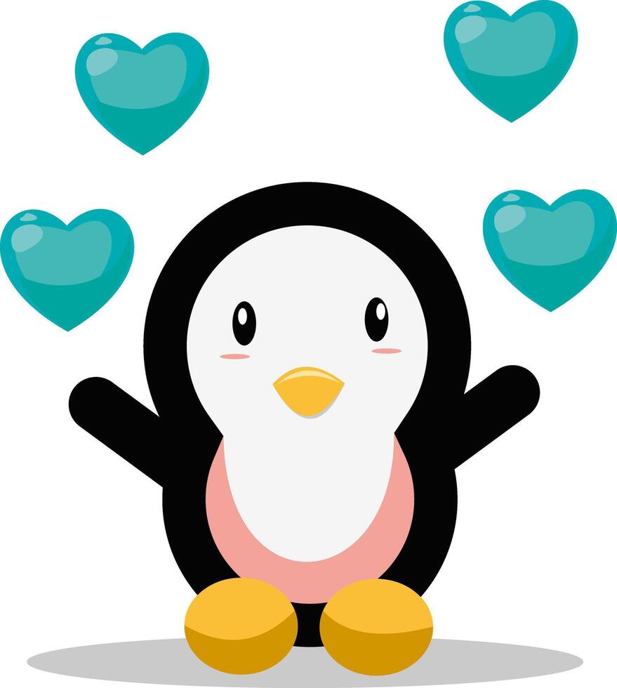 Creative concept of Happy Valentines Day card set vector