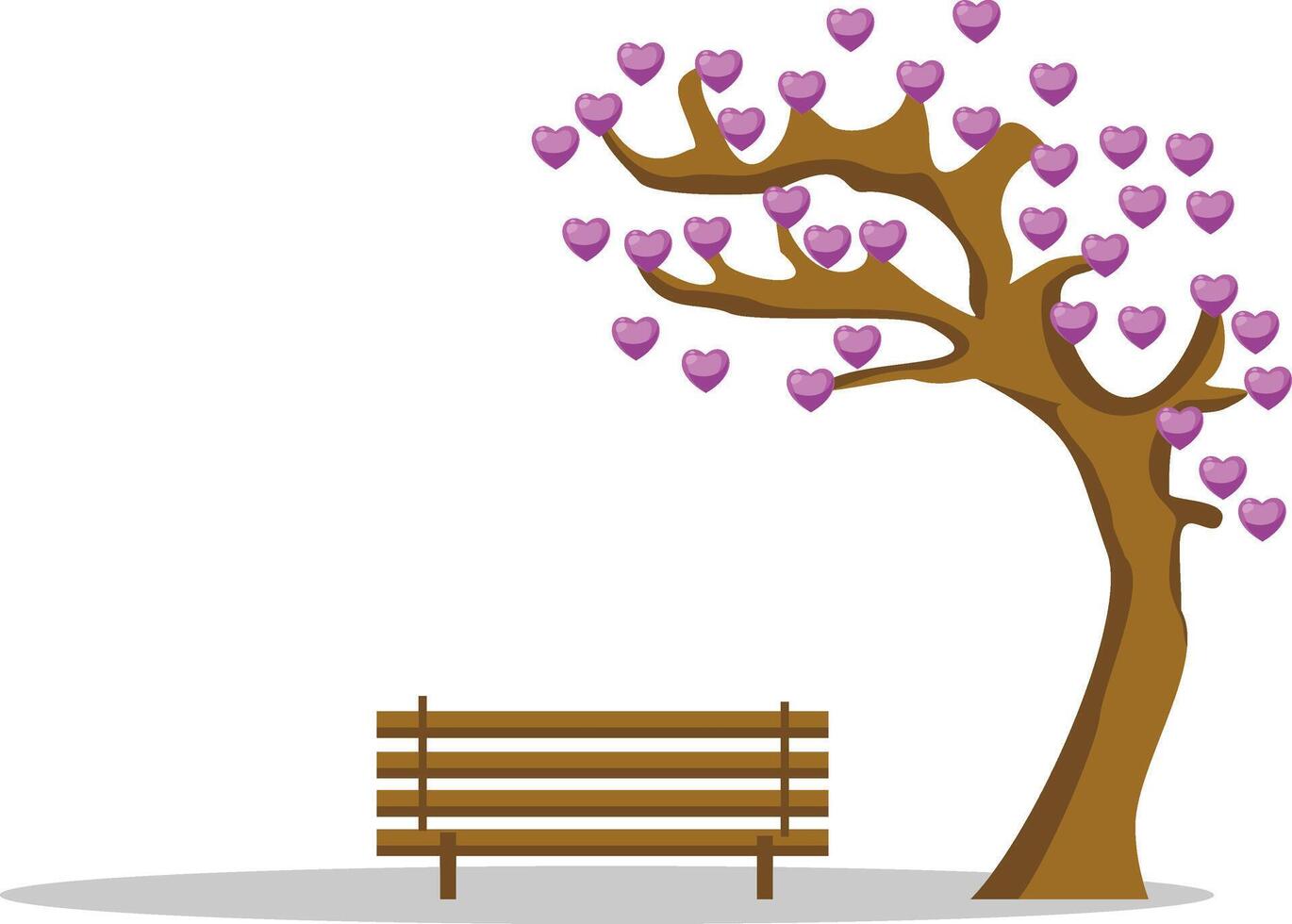 Young people on Valentine day vector