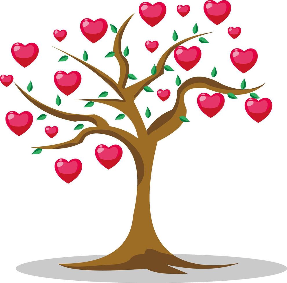 Young people on Valentine day vector