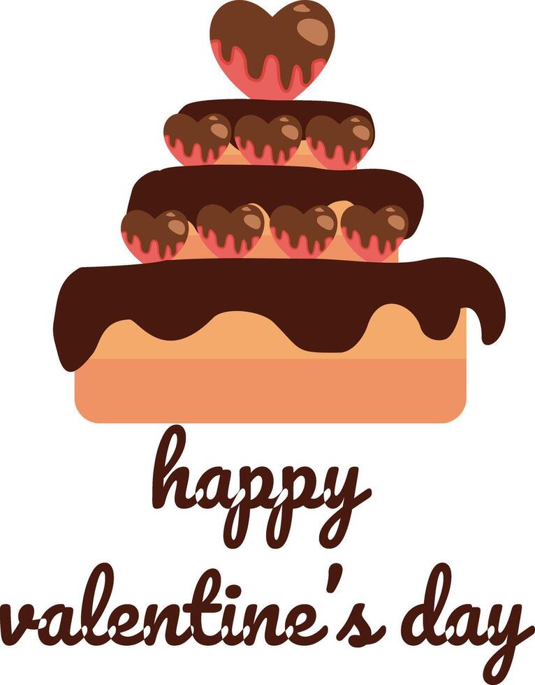 Creative concept of Happy Valentines Day card set vector