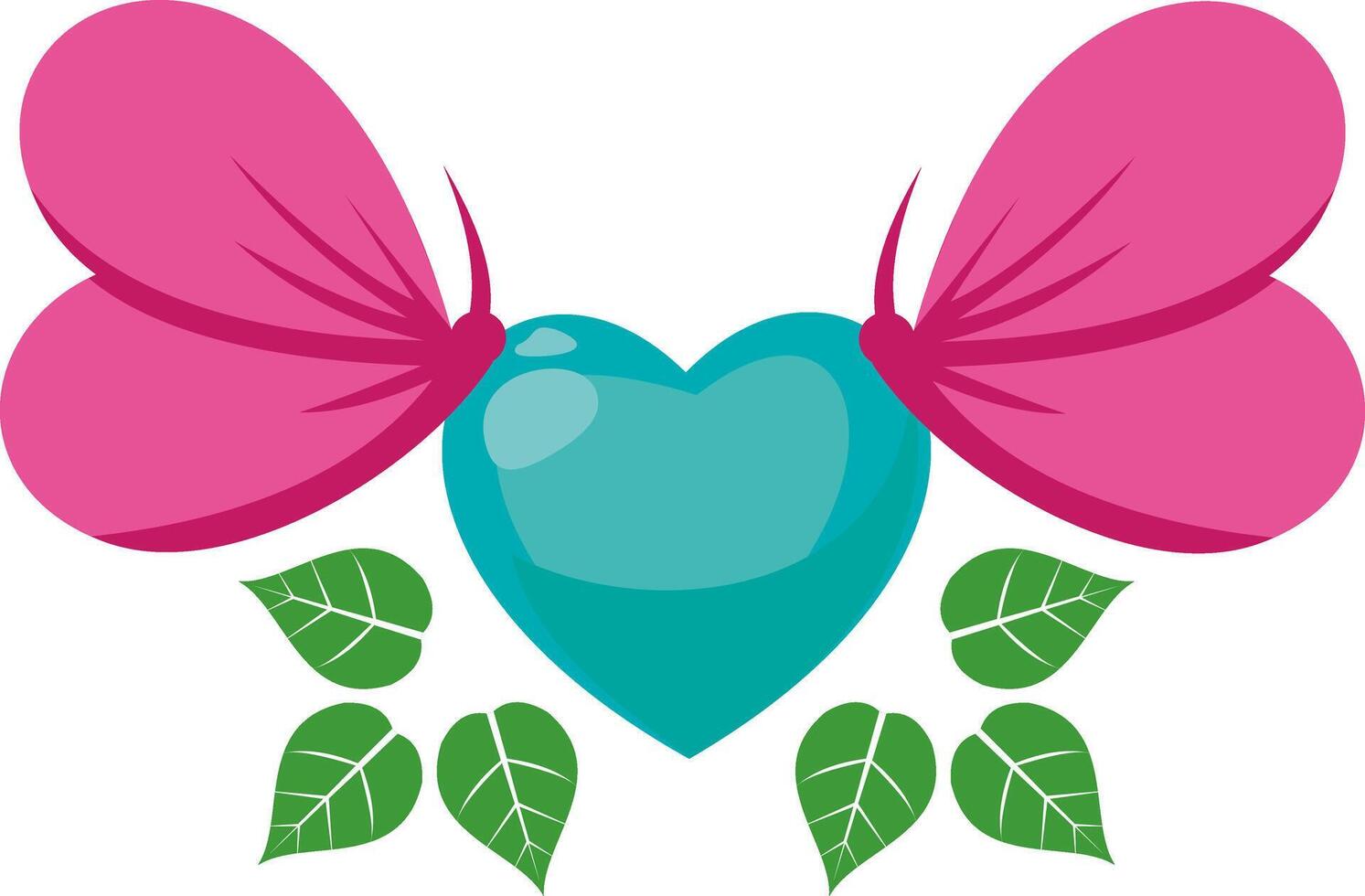 Creative concept of Happy Valentines Day card set vector