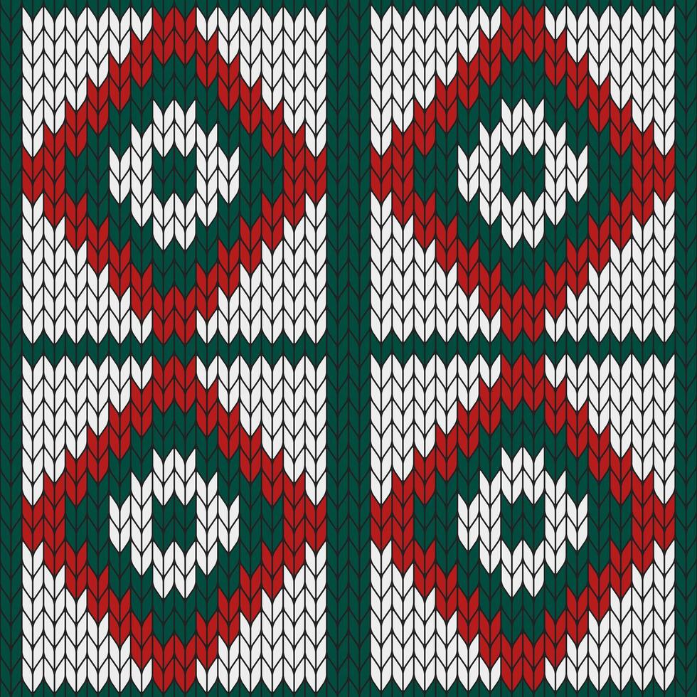Christmas knitted pattern. knitted vector pattern. Seamless gradient pattern for clothing, wrapping paper, backdrop, background, gift card.