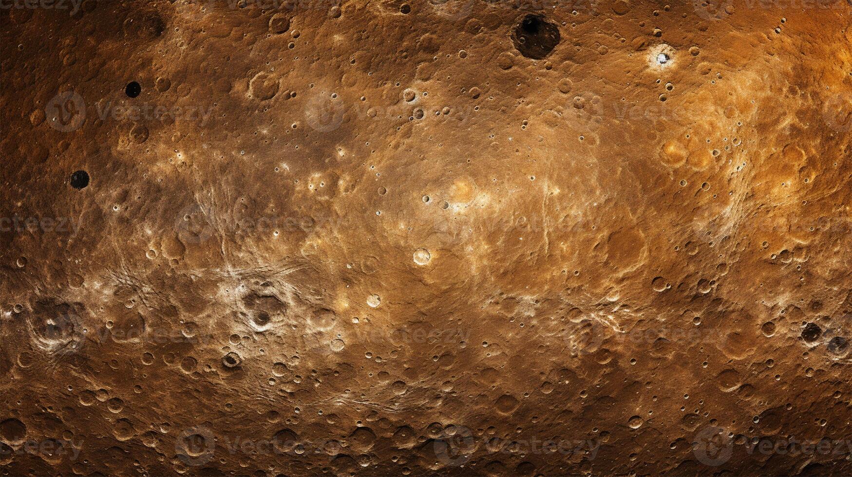 AI generated Mercury surface texture background photo