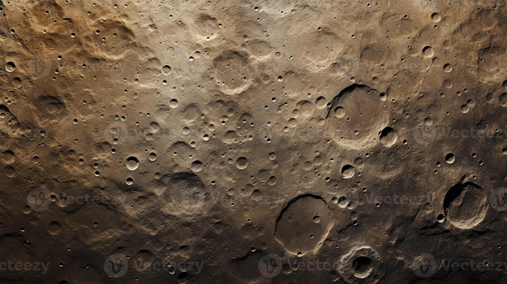 AI generated Mercury surface texture background photo