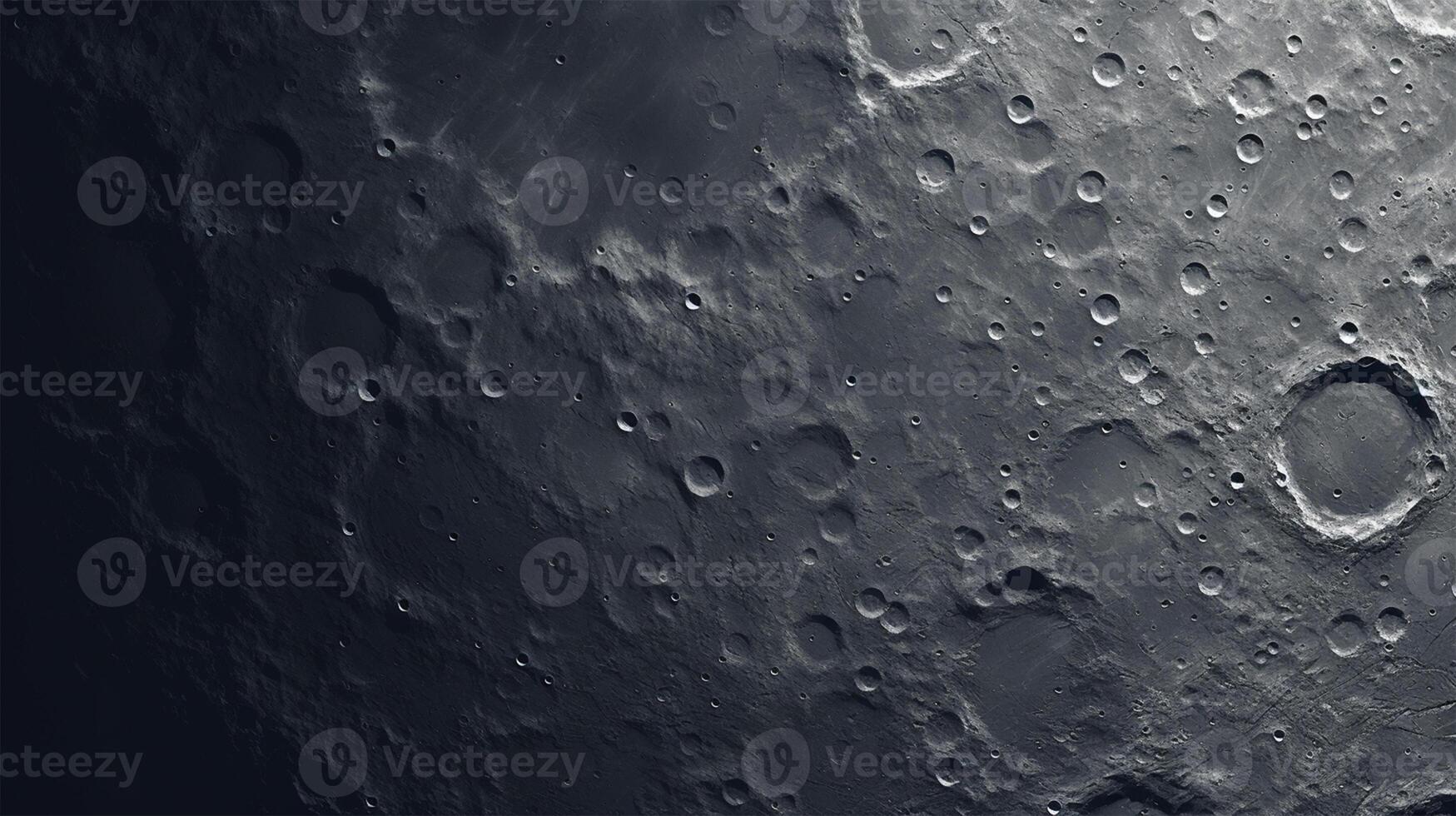 AI generated luna moon surface texture background photo