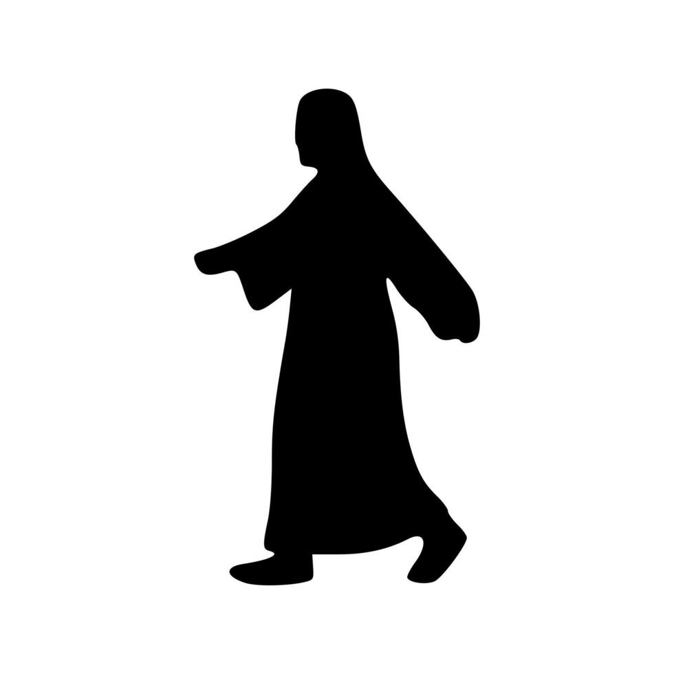 Shepherd icon. Shepherd Silhouette vector