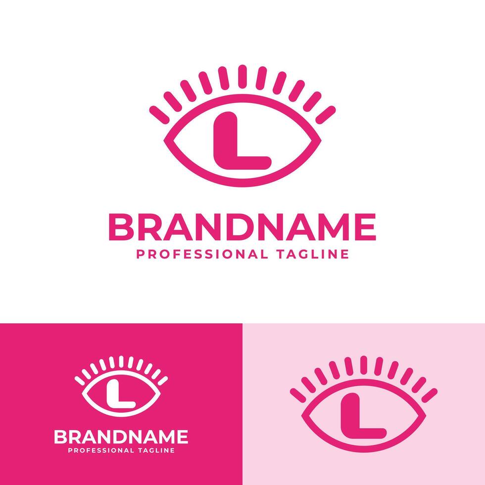 Letter L Eye Logo, suitable for business related to vision, spy, optic, or eye with Initial L vector