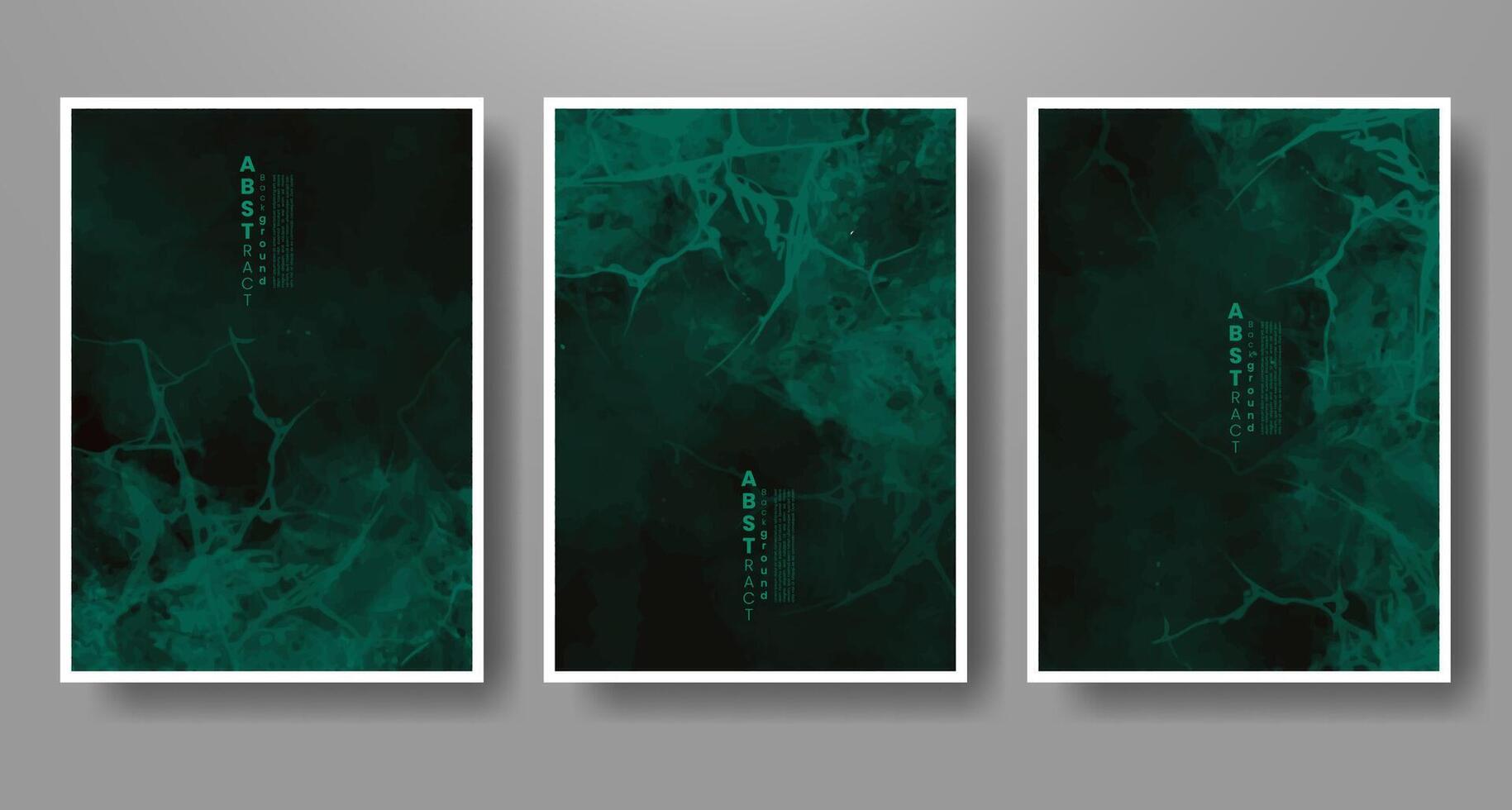 Set of creative hand painted abstract watercolor background. Design for your cover, date, postcard, banner, logo. vector